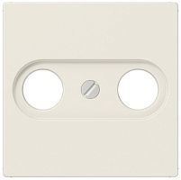 Лицевая панель Jung EcoProfi для 2-м. розетки TV+R слоновая кость картинка